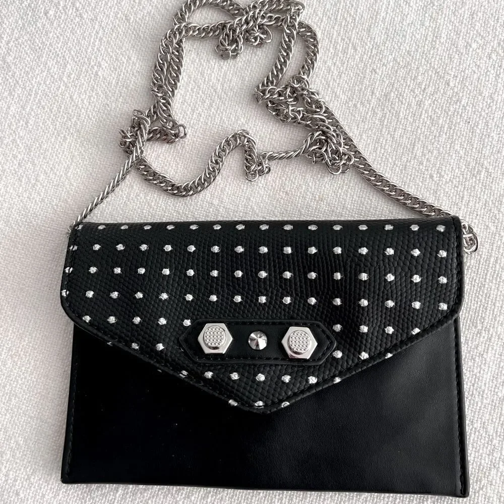 DANIELLE NICOLE  Black TINA CROSSBODY Clutch Purse Wallet